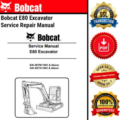 bobcat e80 manual