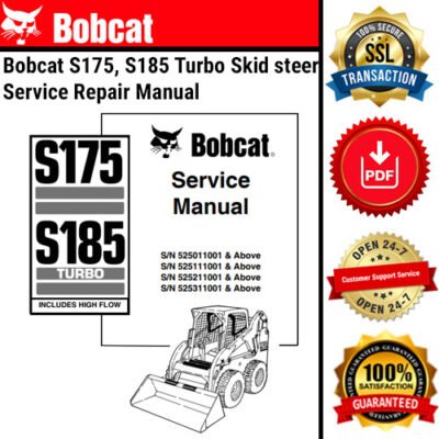 bobcat s175 service manual pdf