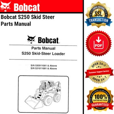 BOBCAT SERVICE MANUAL DOWNLOAD | Bobcat S250 Skid Steer Loader Parts Manual