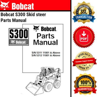 bobcat s300 parts manual pdf