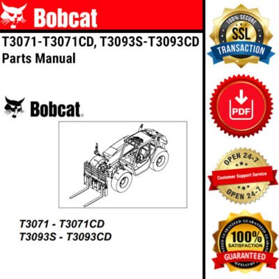 Bobcat T3071-T3071CD, T3093S-T3093CD Parts Manual