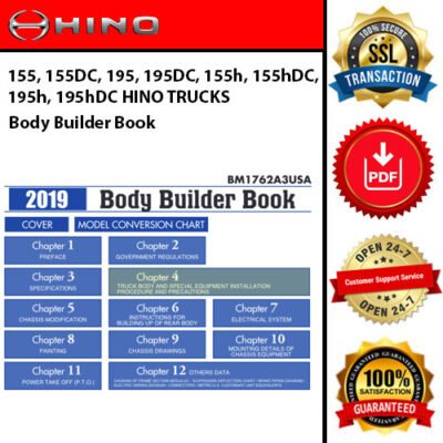 hino body builder book