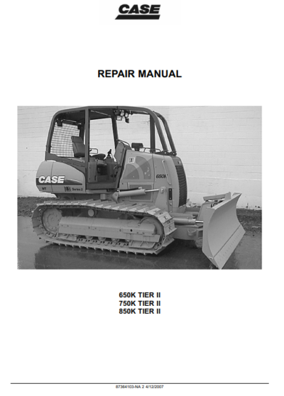 case 650k service manual