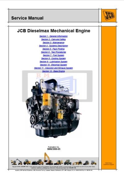 JCB-Dieselmax-Engine-Service-Repair-Manual