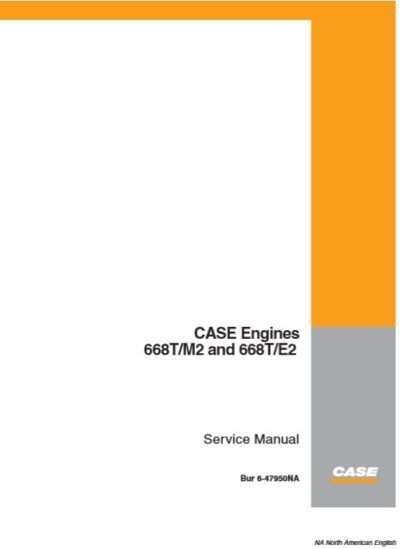 case engine service manual