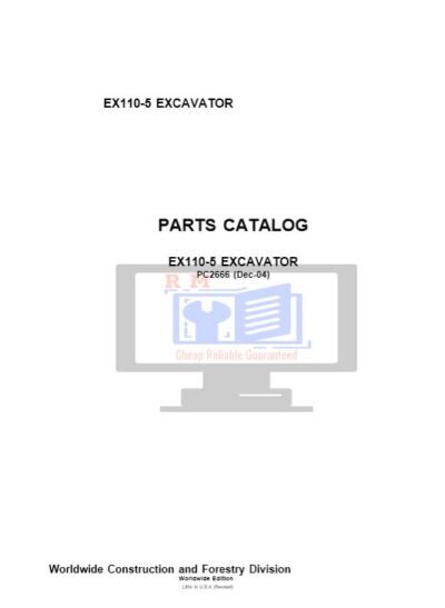 Hitachi-EX110-5-Excavator-Parts-Manual