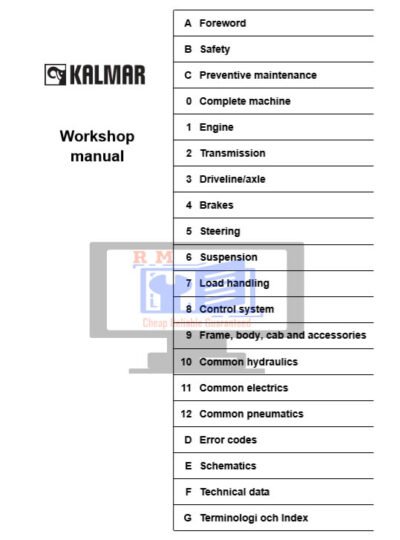 Kalmar-DRF450-65A5X-Reachstackers-Workshop-Manual