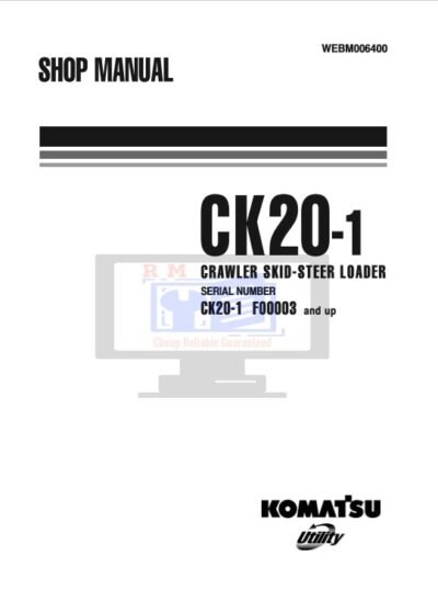 Komatsu-CK20-1-Crawler-Skid-Steer-Loader-Workshop-Manual