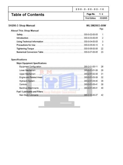 Sumitomo-SH290-3-Shop-Manual