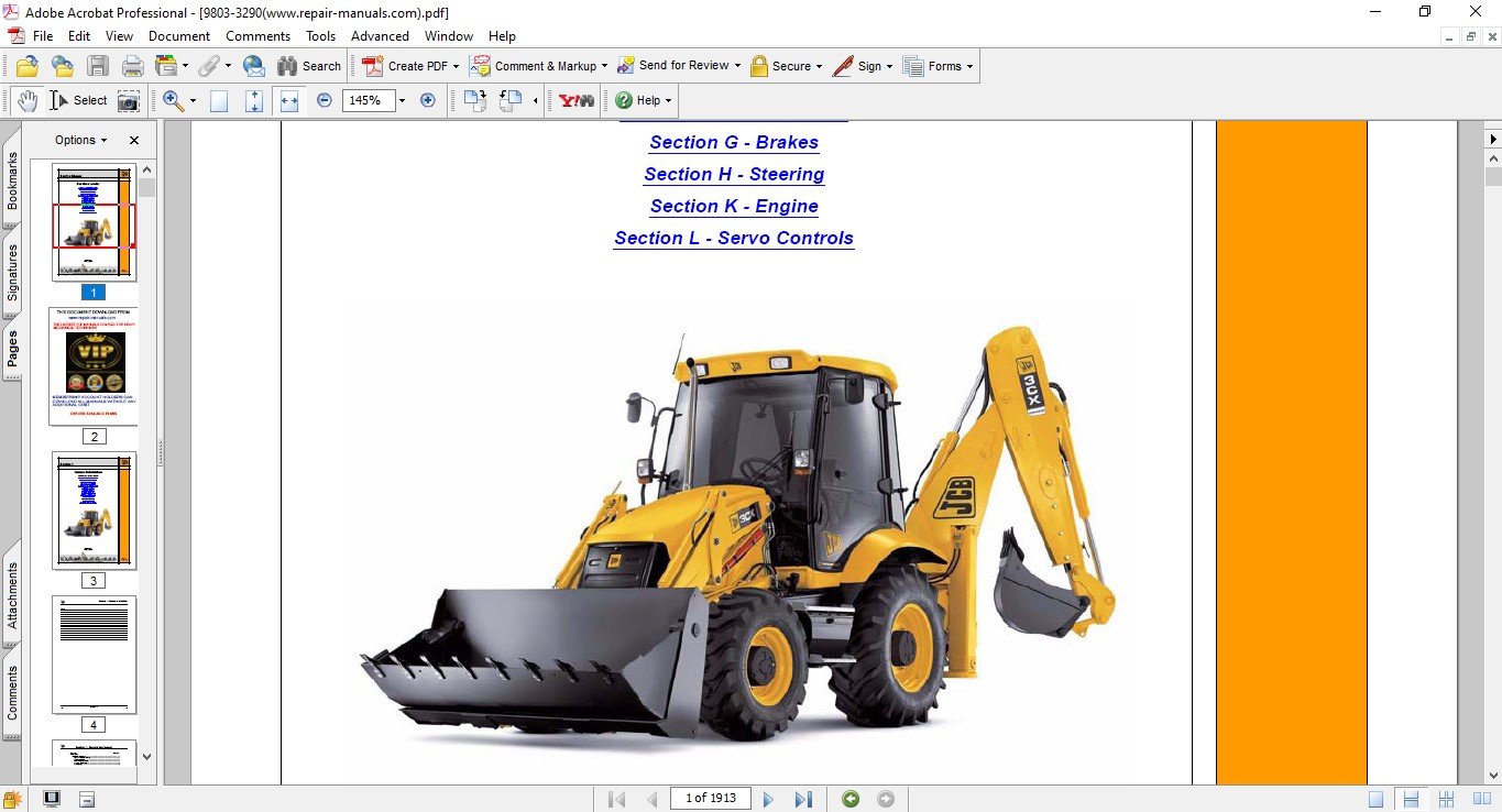 JCB 4CX Service Manual 1