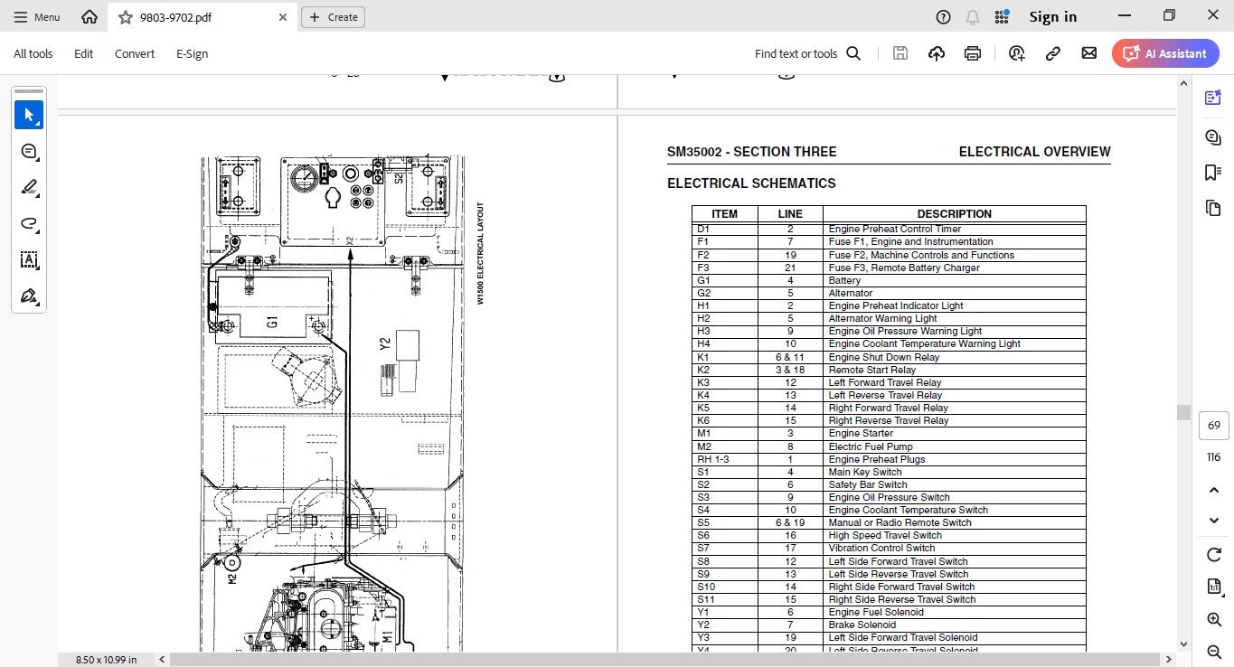 Vibromax W1500 service manual