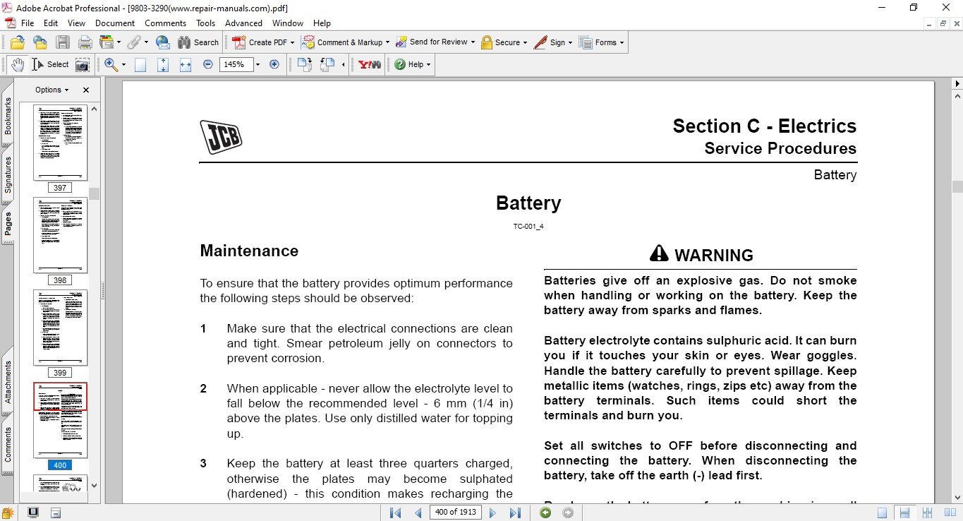 jcb service manual 1