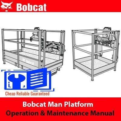 Bobcat Man Platforms For Rotary Telescopic Handlers Operation & Maintenance Manual