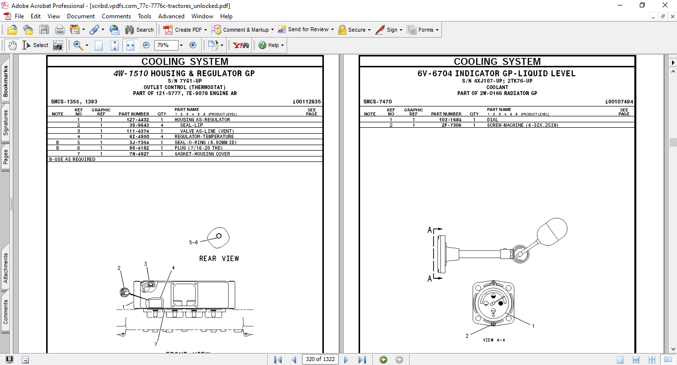 Caterpillar 777C Truck & 776C Tractor Parts Manual 3 Caterpillar 777C Truck & 776C Tractor Parts Manual - Image 3