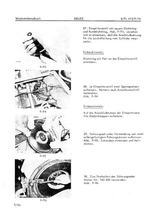 Deuts B/FL 413/f/W Engine Workshop Repair Manual 4 Deuts B/FL 413/f/W Engine Workshop Repair Manual - Image 4