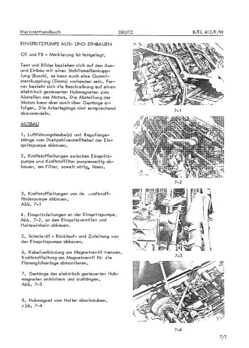 Deuts B/FL 413/f/W Engine Workshop Repair Manual 5 Deuts B/FL 413/f/W Engine Workshop Repair Manual - Image 5