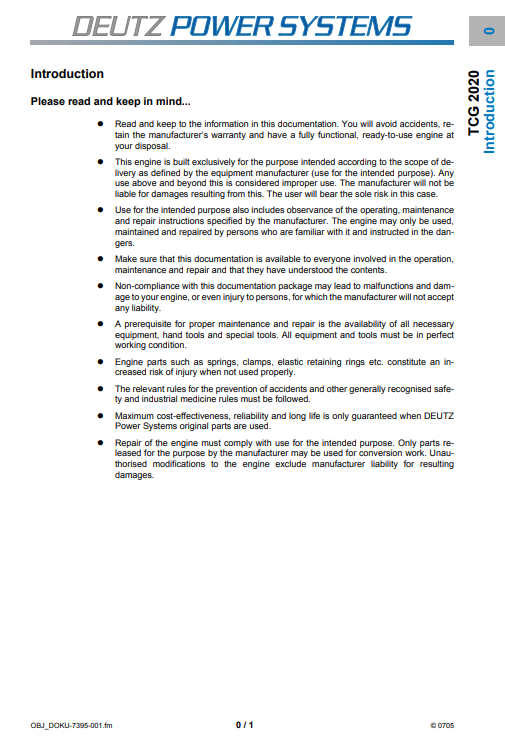 Deutz TCG 2020 v12 Engine Workshop Repair Manual 3 Deutz TCG 2020 v12 Engine Workshop Repair Manual - Image 3
