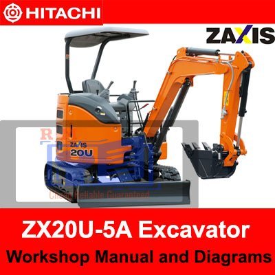 Hitachi ZX20U-5A Excavator Workshop Manual and Diagrams