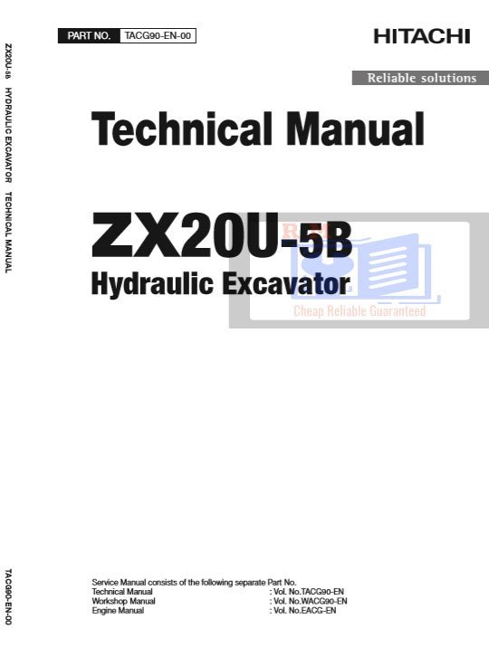 Hitachi ZX20U-5B Excavator Technical Manual 2 Hitachi ZX20U-5B Excavator Technical Manual - Image 2