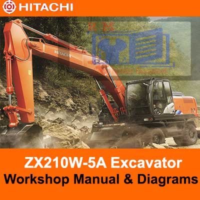 Hitachi ZX210W-5A Workshop Manual and Diagrams