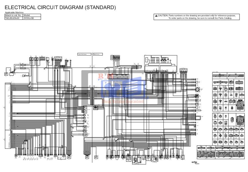 Hitachi ZX55U-5B Excavator Workshop Manual and Diagrams 7 Hitachi ZX55U-5B Excavator Workshop Manual and Diagrams - Image 7
