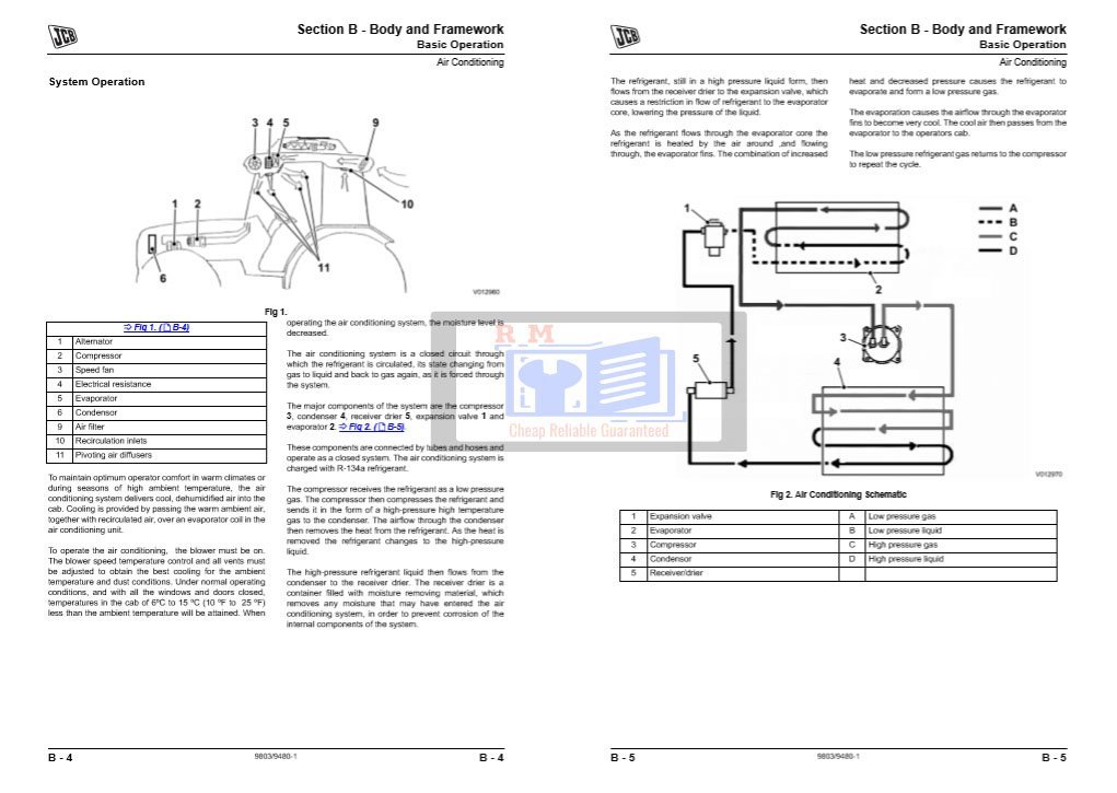 JCB Tractor 354 and 360 Service Repair Manual 6 JCB Tractor 360
