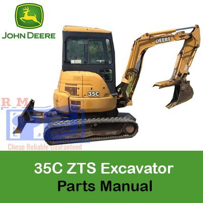 John Deere 35C ZTS Excavator Parts Manuals