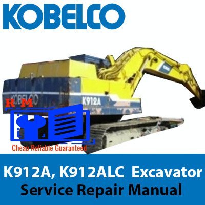 Kobelco K912A, K912ALC Excavator Service Repair Manual