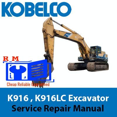 Kobelco K916 , K916LC Excavator Service Repair Manual