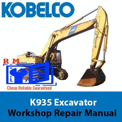 Kobelco K935 Excavator Workshop Repair Manual