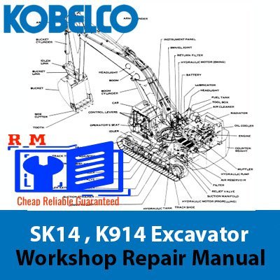 Kobelco SK14 , K914 Excavator Workshop Repair Manual