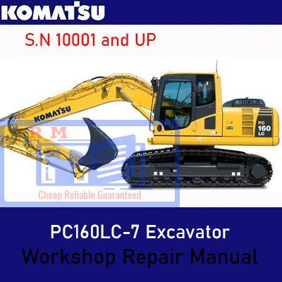 Komatsu PC160LC-7 Excavator Workshop Repair Manual