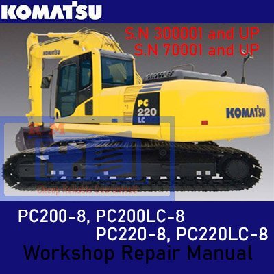 Komatsu PC200-8, PC200LC-8, PC220-8, PC220LC-8 Workshop Repair Manual