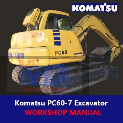 Komatsu PC60-7 Excavator Workshop Manual