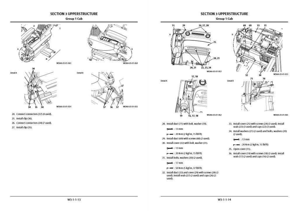 Hitachi ZX250LC-5B, ZX250LCN-5B Workshop Manual and Diagrams 3 Hitachi ZX250LC-5B, ZX250LCN-5B Workshop Manual and Diagrams - Image 3