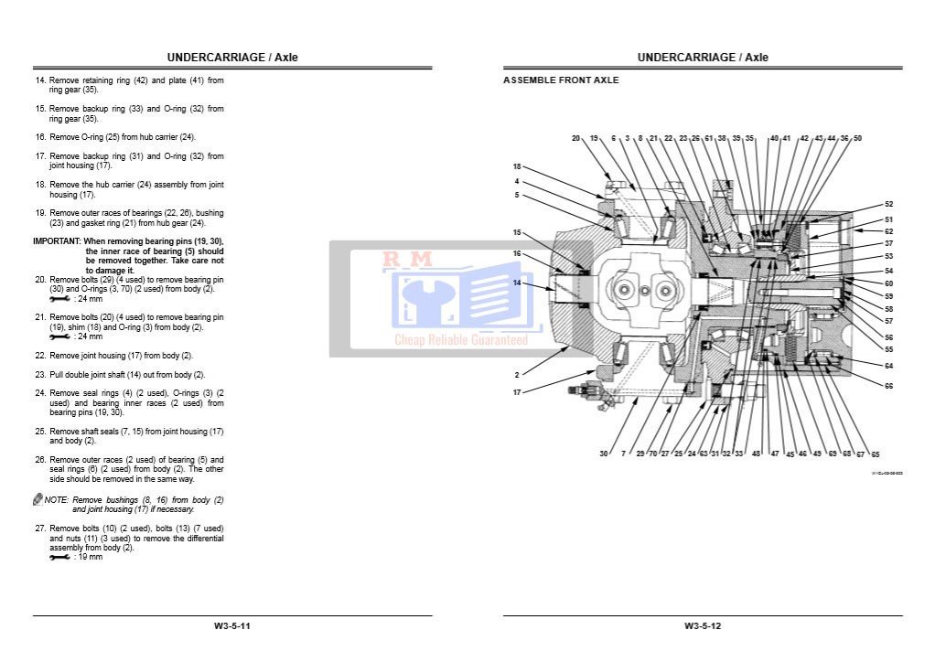 Hitachi ZX210W Workshop Manual 3 Hitachi ZX210W Workshop Manual - Image 3