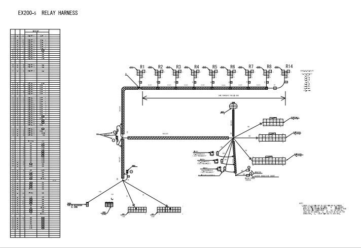 Hitachi EX200-5, EX200LC-5, EX220-5, EX220LC-5, EX230LC-5, EX270-5, EX270LC-5 Diagrams 5 Hitachi EX200-5, EX200LC-5, EX220-5, EX220LC-5, EX230LC-5, EX270-5, EX270LC-5 Diagrams - Image 5
