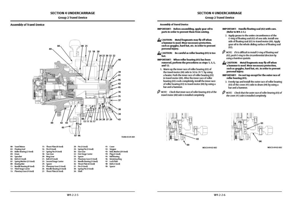 Hitachi ZX350LC-6, ZX350LCN-6 Workshop Manual and Diagrams 7 Hitachi ZX350LC-6, ZX350LCN-6 Workshop Manual and Diagrams - Image 7
