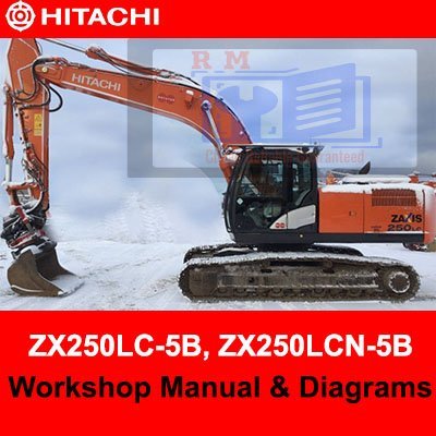 Hitachi ZX250LC-5B, ZX250LCN-5B Workshop Manual and Diagrams