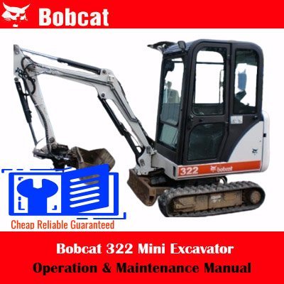 Cart 4 bobcat 322 mini excavator specs