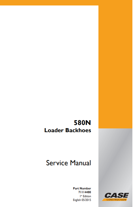 Case 580N Backhoe Loader Service Repair Manual 2 case 580n service manual pdf