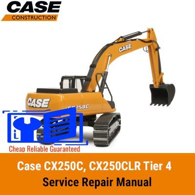 case cx250c case excavator pdf manual