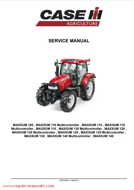 Case Maxxum Series Tractor Service Repair Manual 2 Case Maxxum Series Tractor Service Repair Manual - Image 2