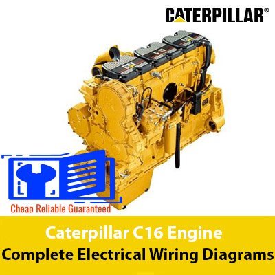 Caterpillar C16 Engine Complete Electrical Wiring Diagrams