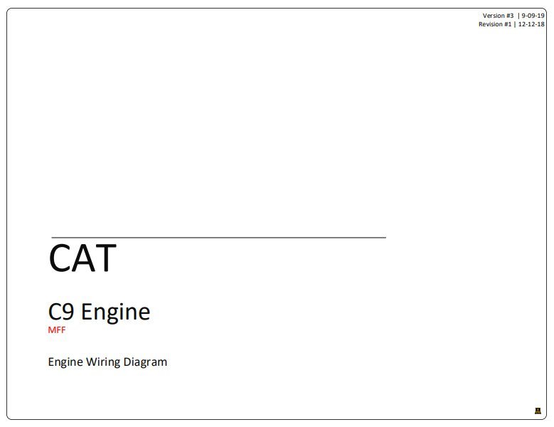 Caterpillar C9 Engine Complete Electrical Wiring Diagrams 5 Caterpillar C9 Engine Complete Electrical Wiring Diagrams - Image 5