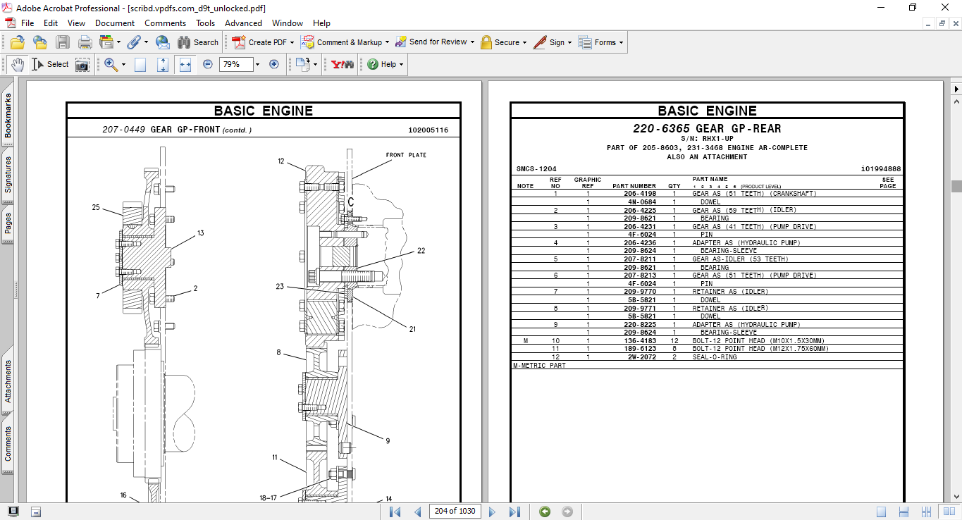 Caterpillar D9T Track-Type Tractor Parts Manual 3 Caterpillar D9T Track-Type Tractor Parts Manual - Image 3