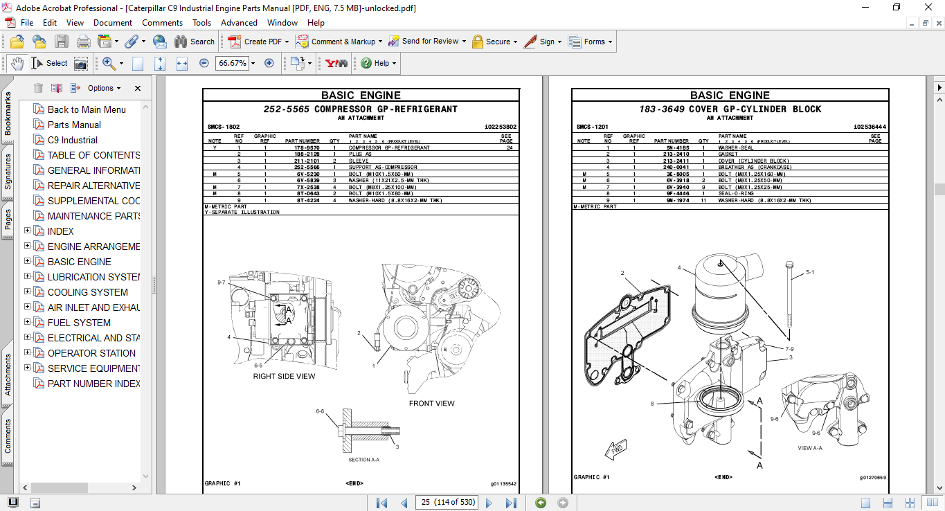 Caterpillar C15 Standby Generator Set Parts Manual 3 Caterpillar C15 Standby Generator Set Parts Manual - Image 3