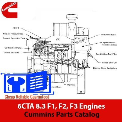 cummins 6cta 8.3 parts manual