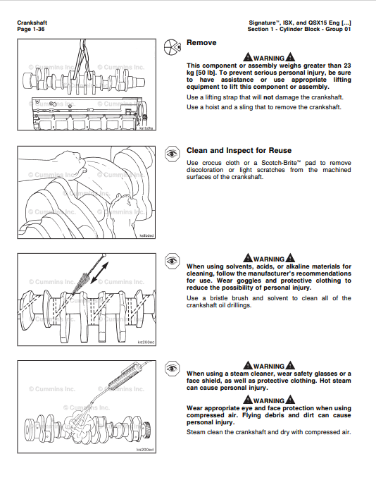 Cummins ISX and QSX15 Service Repair Manual (Volume 1) 4 Cummins ISX and QSX15 Service Repair Manual (Volume 1) - Image 4