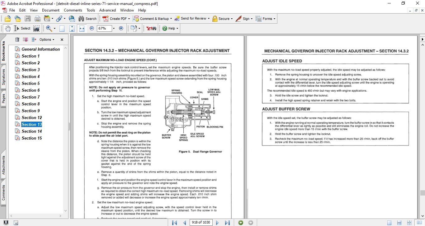 Detroit Diesel Inline Series 71 Engine Service Repair Manual 3 Detroit Diesel Inline Series 71 Engine Service Repair Manual - Image 3